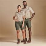 olive Meseta Twill Shorts