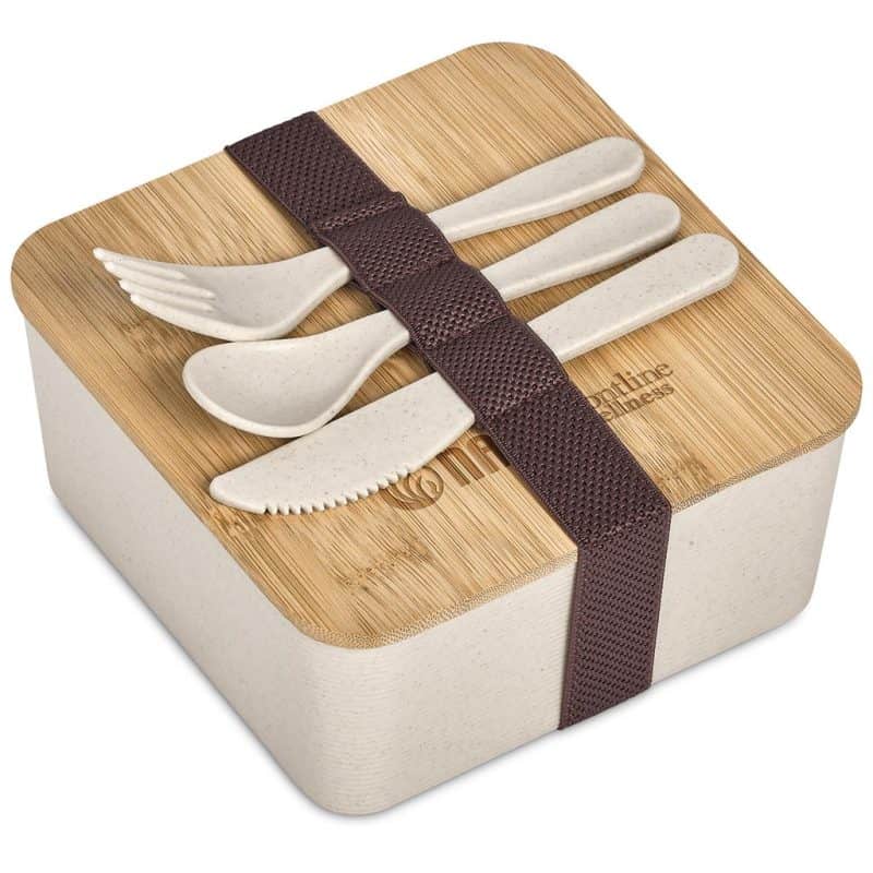 Okiyo Wani Wheat Straw & Bamboo Lunch Box