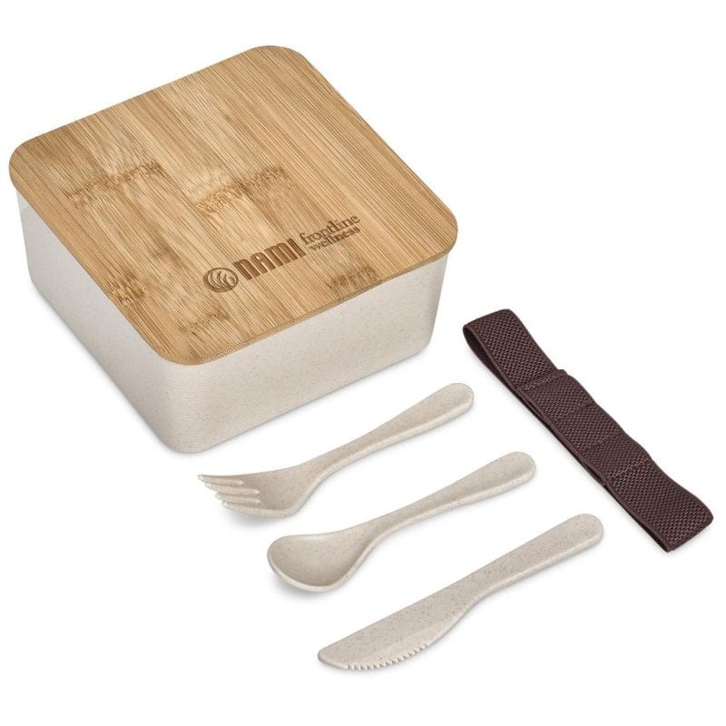 Okiyo Wani Wheat Straw & Bamboo Lunch Box
