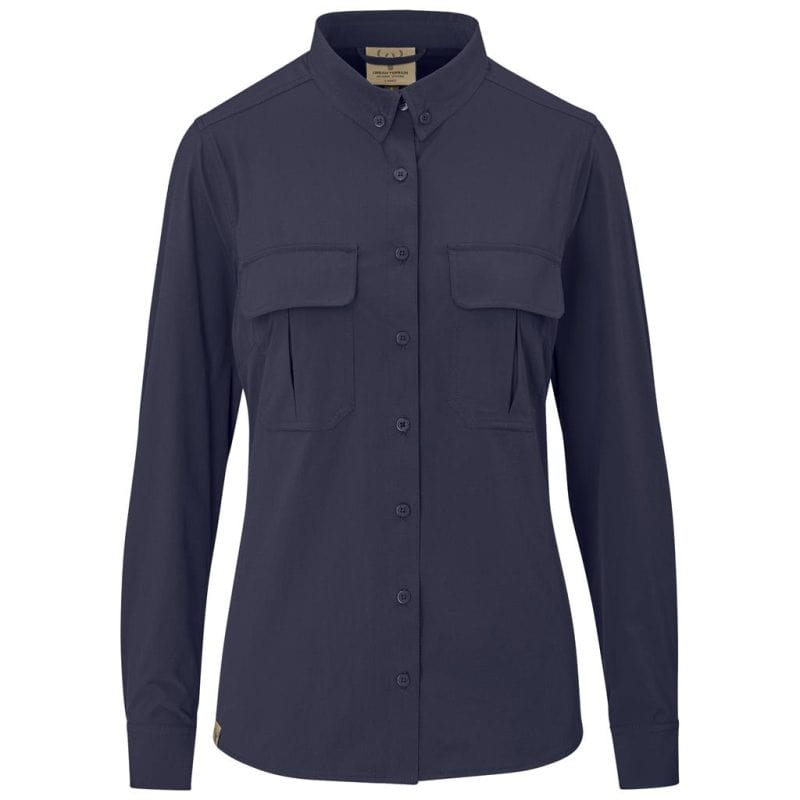 navy Ladies Long Sleeve Amatola Shirt