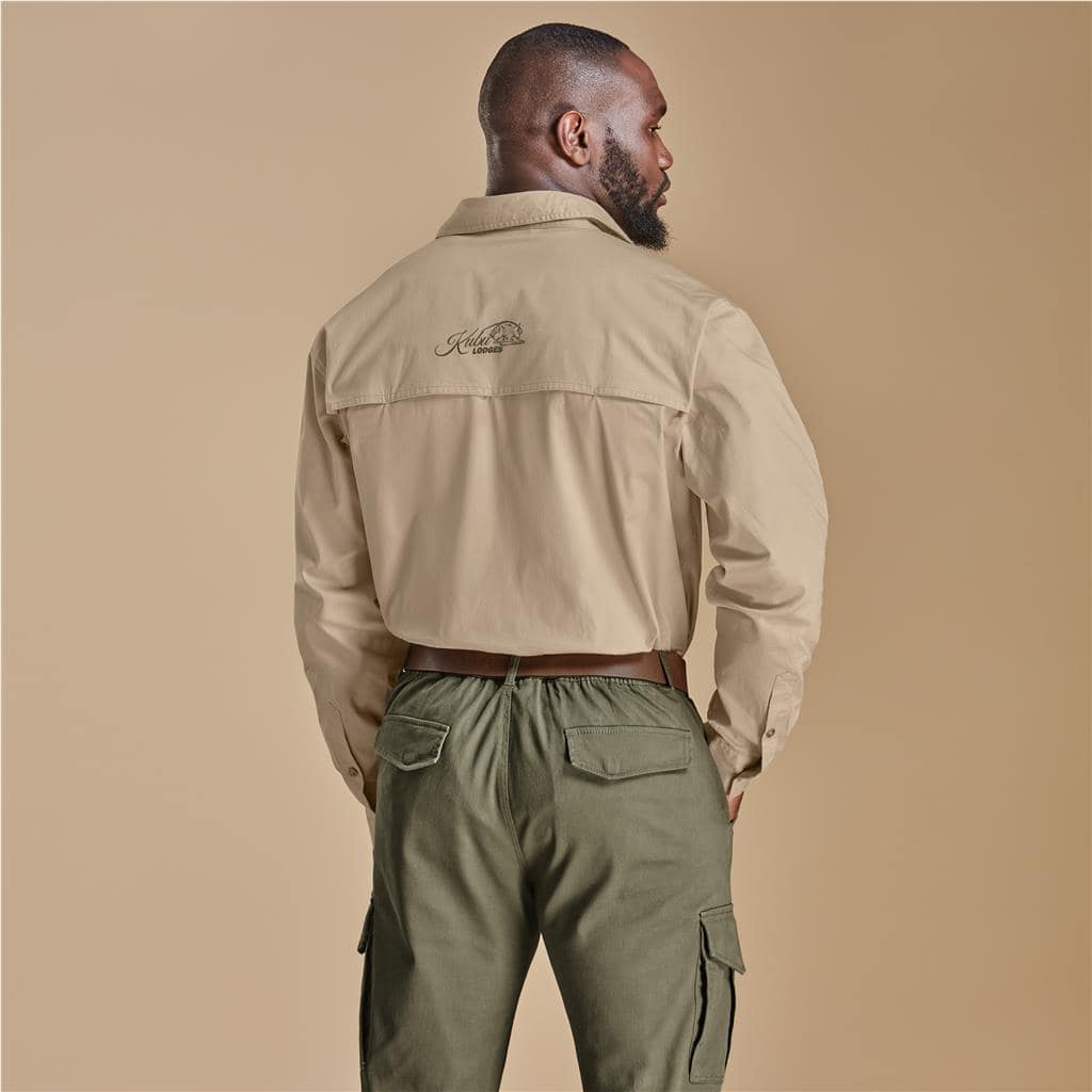 Mens Long Sleeve Mawenzi Twill Shirt