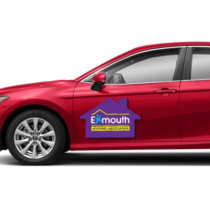 Custom-Shape Car Magnets