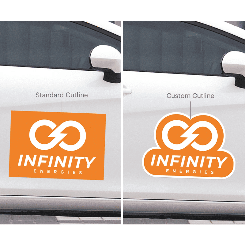 Custom-Shape Vehicle Magnets