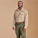 Mens Long Sleeve Mawenzi Twill Shirt
