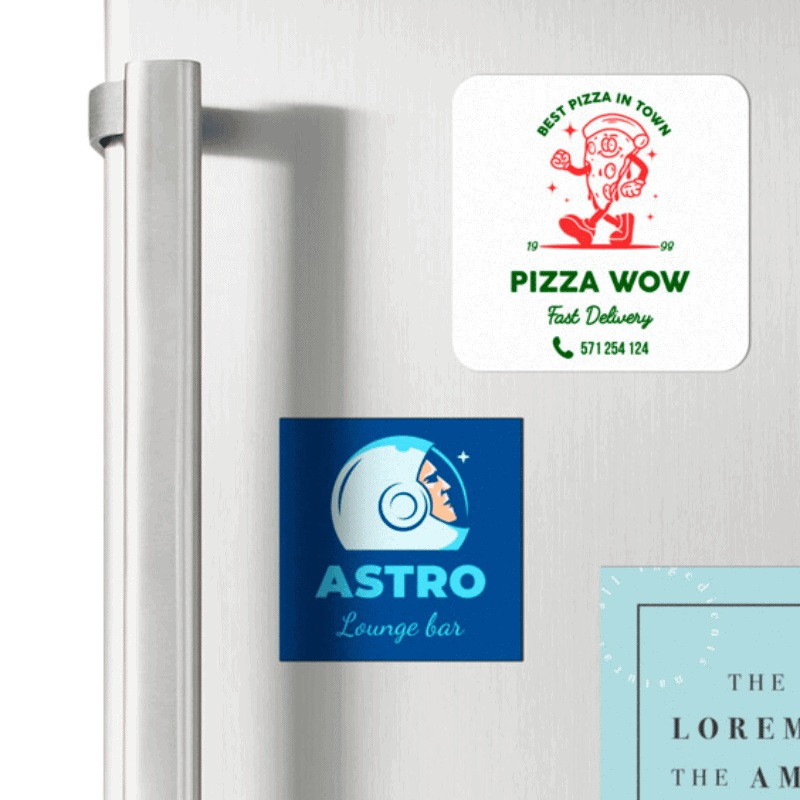 Square Promotional Fridge Magnets