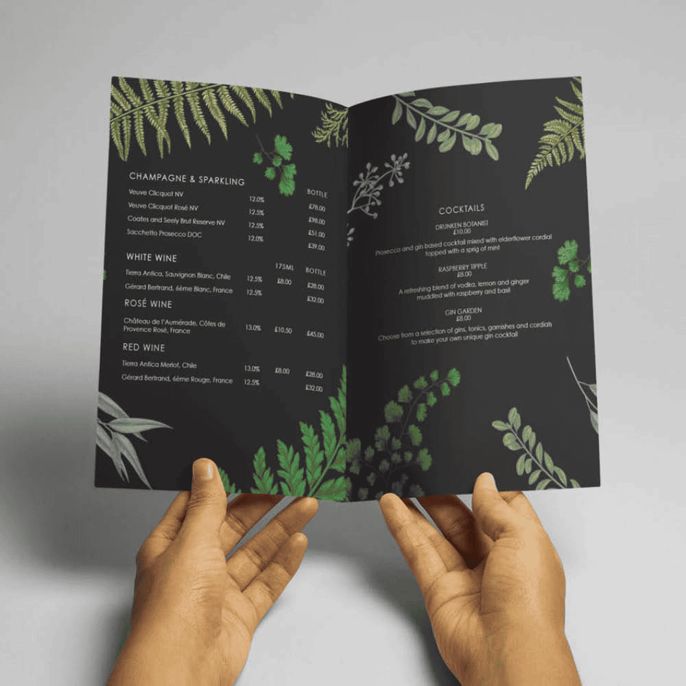folded leaflets printing