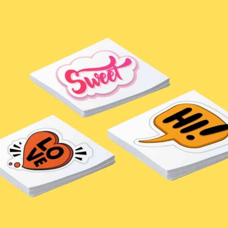 Kiss-Cut Sticker printing