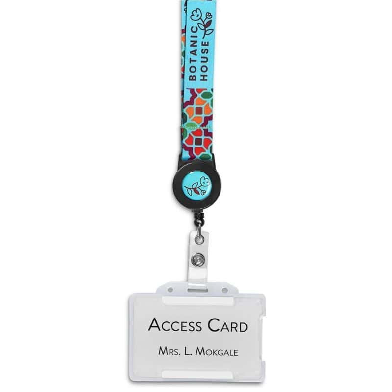 Altitude Badge Reel Double-Sided Satin Lanyard