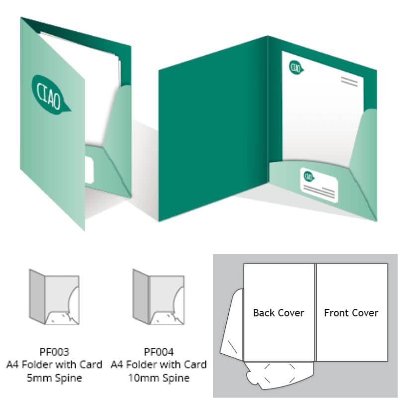 Presentation folder configurations