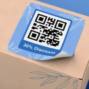 QR Code Sticker for boxes