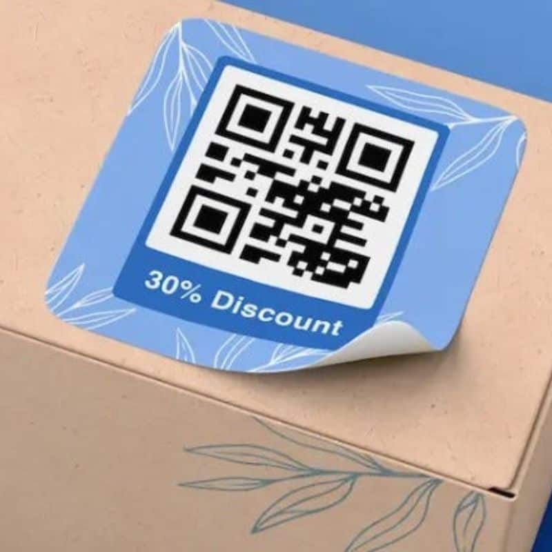 QR Code Sticker for boxes