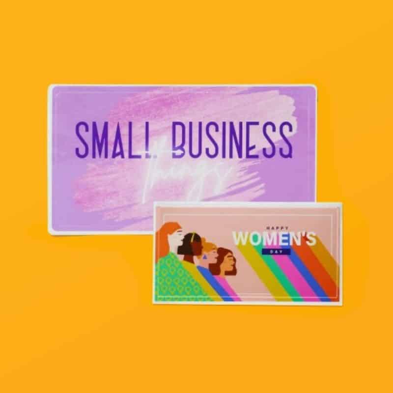 Rectangle Kiss-Cut Sticker Singles