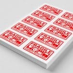 Rectangle Sticker Sheet printing