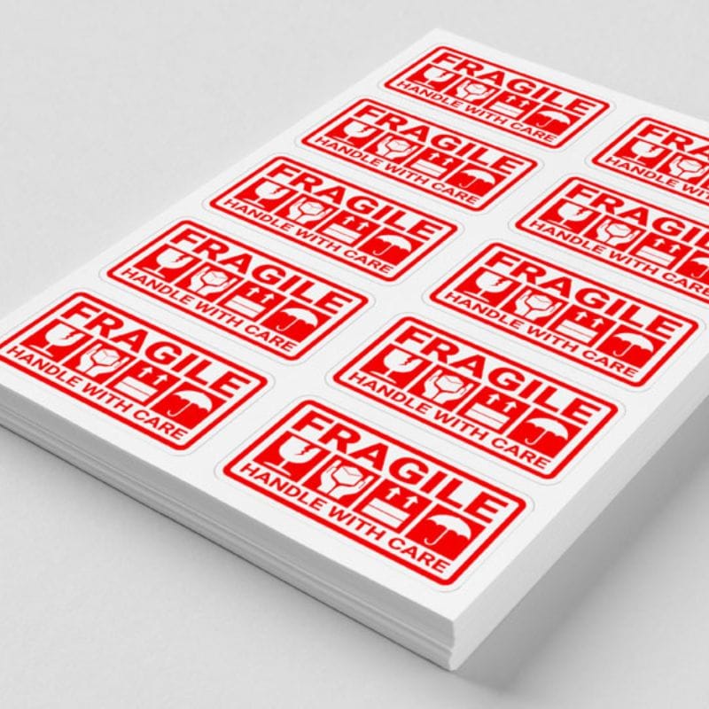Rectangle Sticker Sheet printing
