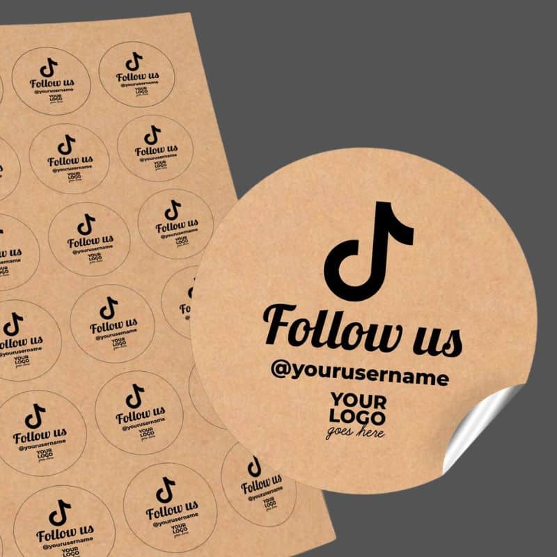 Round Sticker Sheet printing