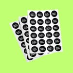 Round Sticker Sheets