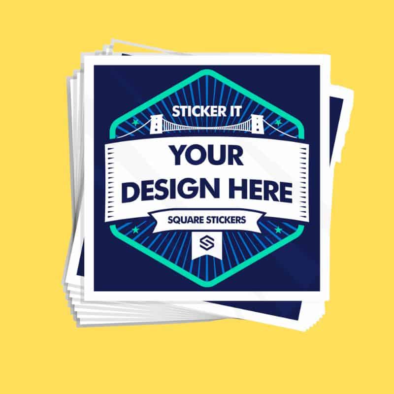 square Sticker printing