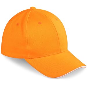 Orange Swift Sandwich Cap - 6 Panel - Orange