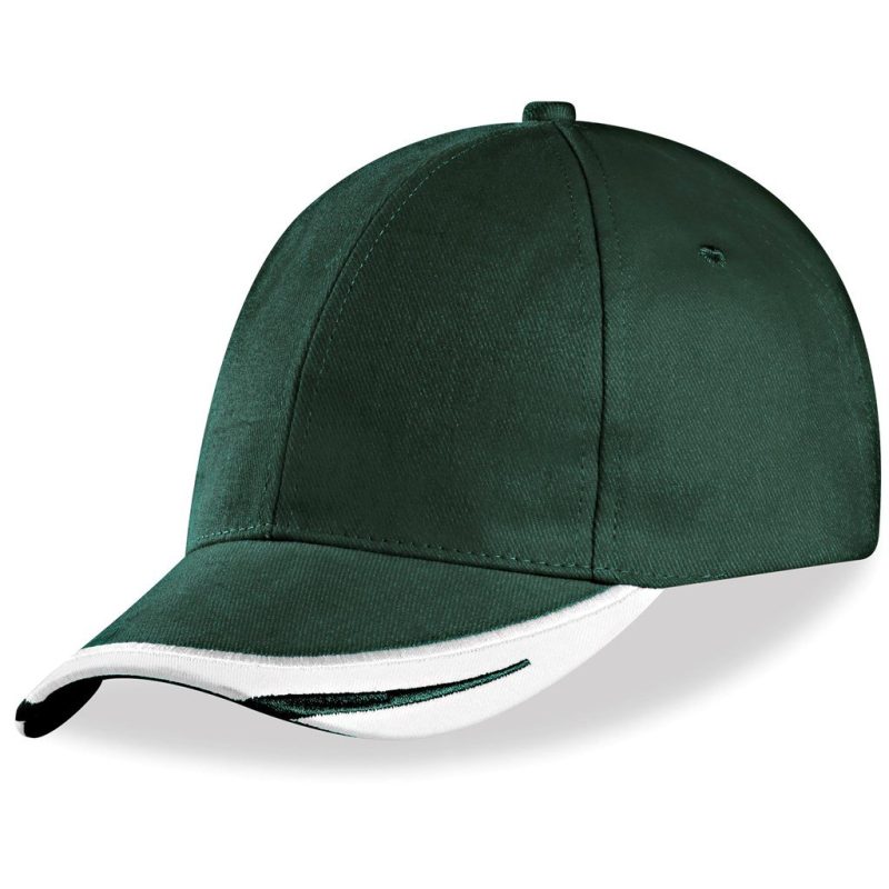 Green Bronx Cap - 6 Panel - Green