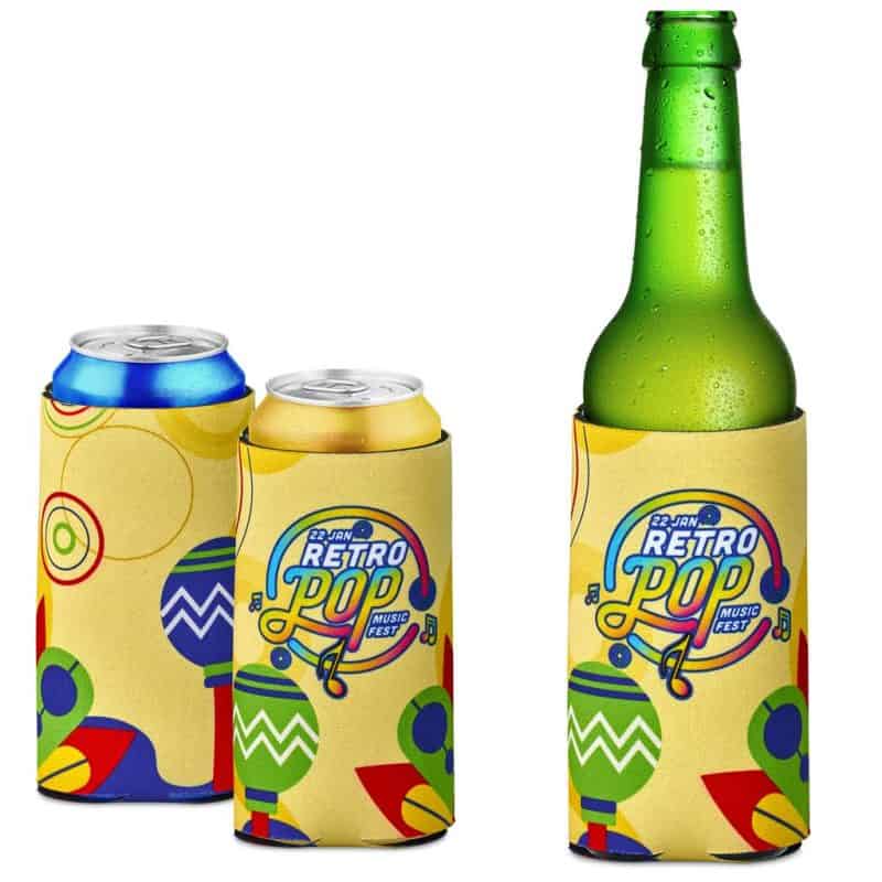Pre-Printed Sample Hoppla Icey Neoprene Stubby Cooler
