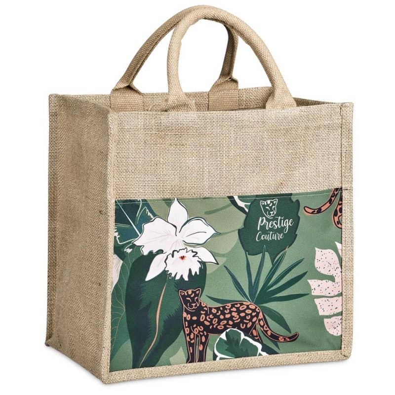 Pre-Production Sample Okiyo Nuri Sublimated Pocket Jute Tote