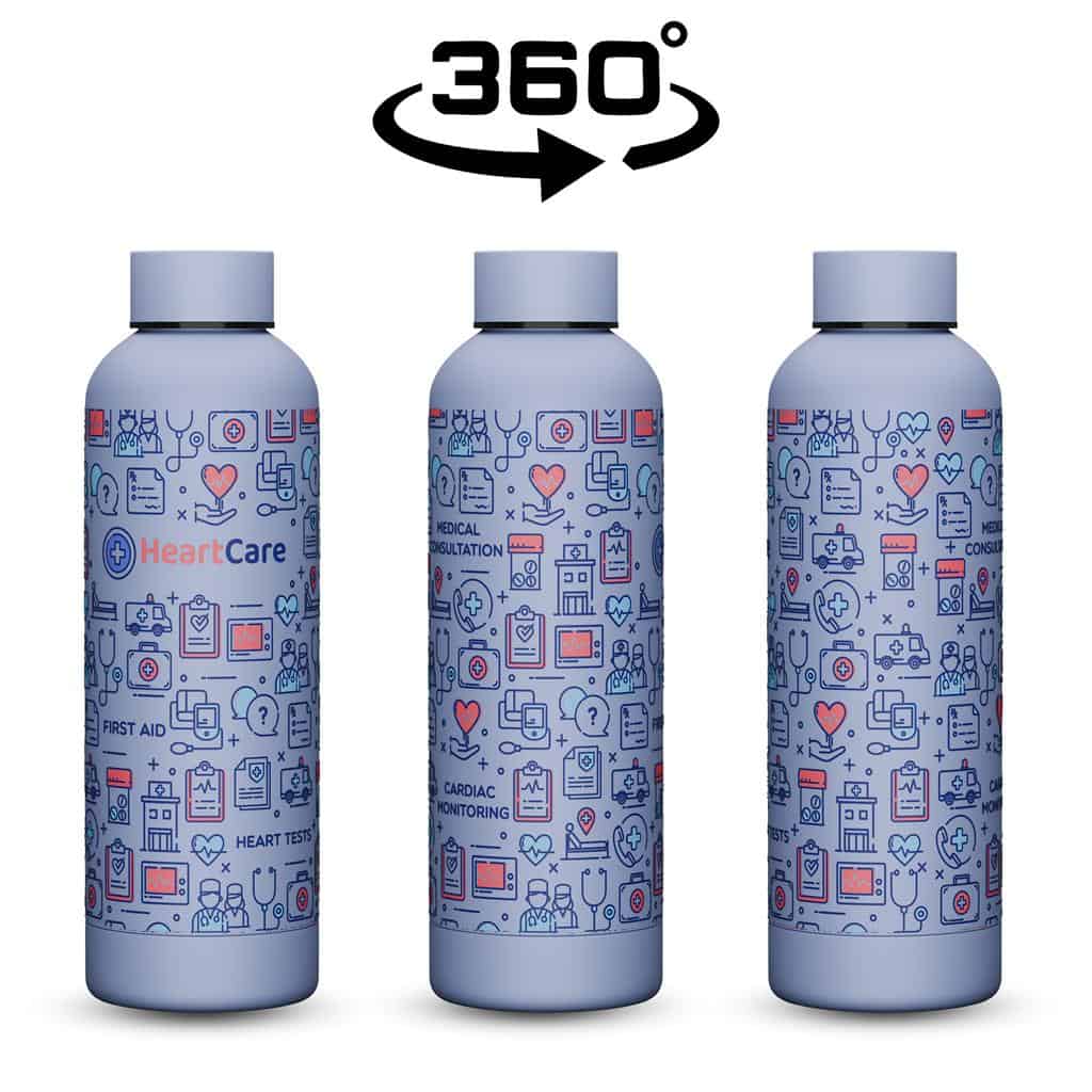 Kooshty Bermuda Recycled Stainless Steel Water Bottle – 800ml additionalImagesWithLogos