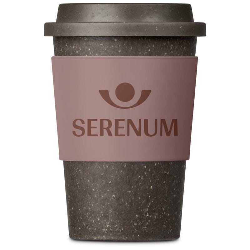 Nude Kooshty Brown Bean Plastic Double-Wall Tumbler – 400ml