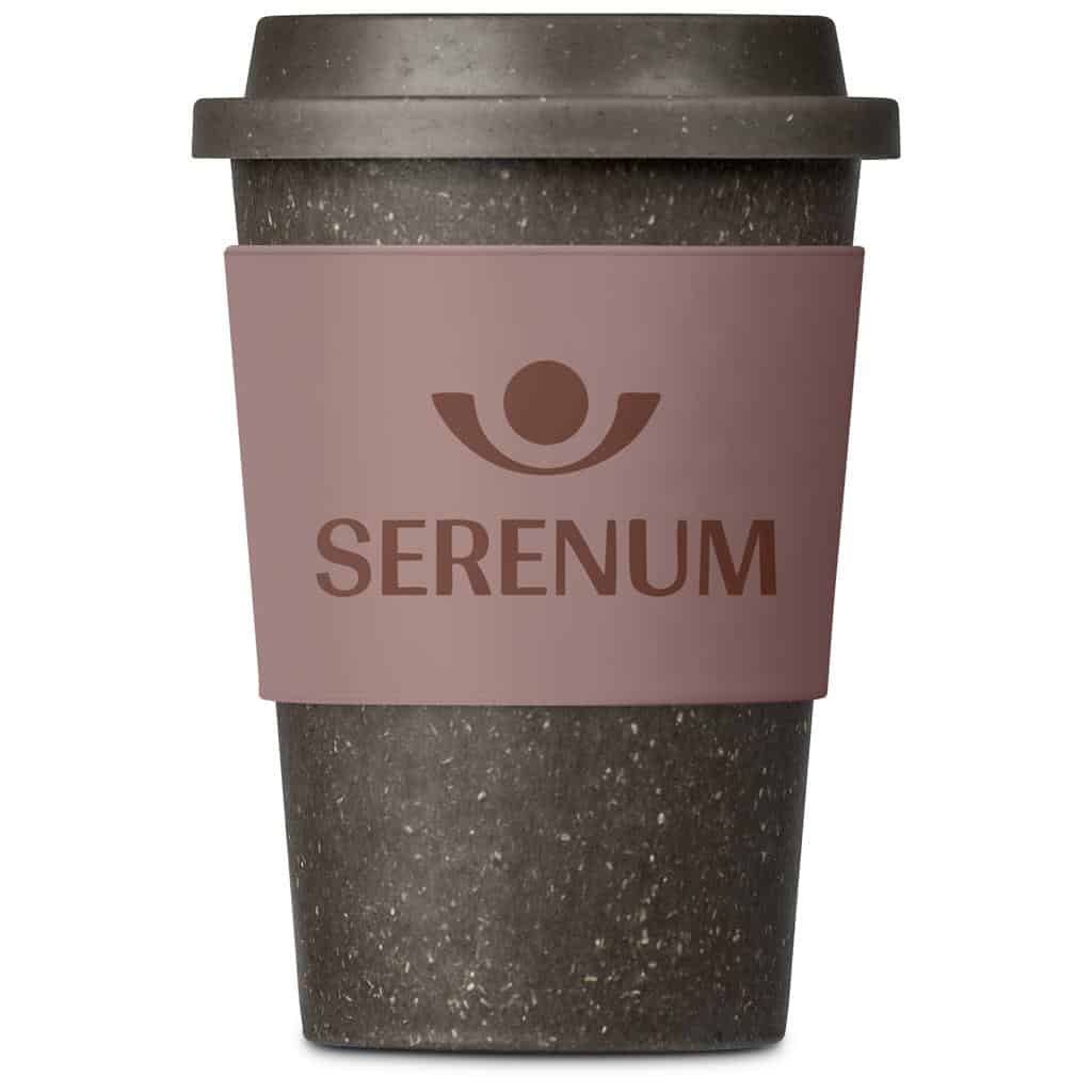 Nude Kooshty Brown Bean Plastic Double-Wall Tumbler – 400ml