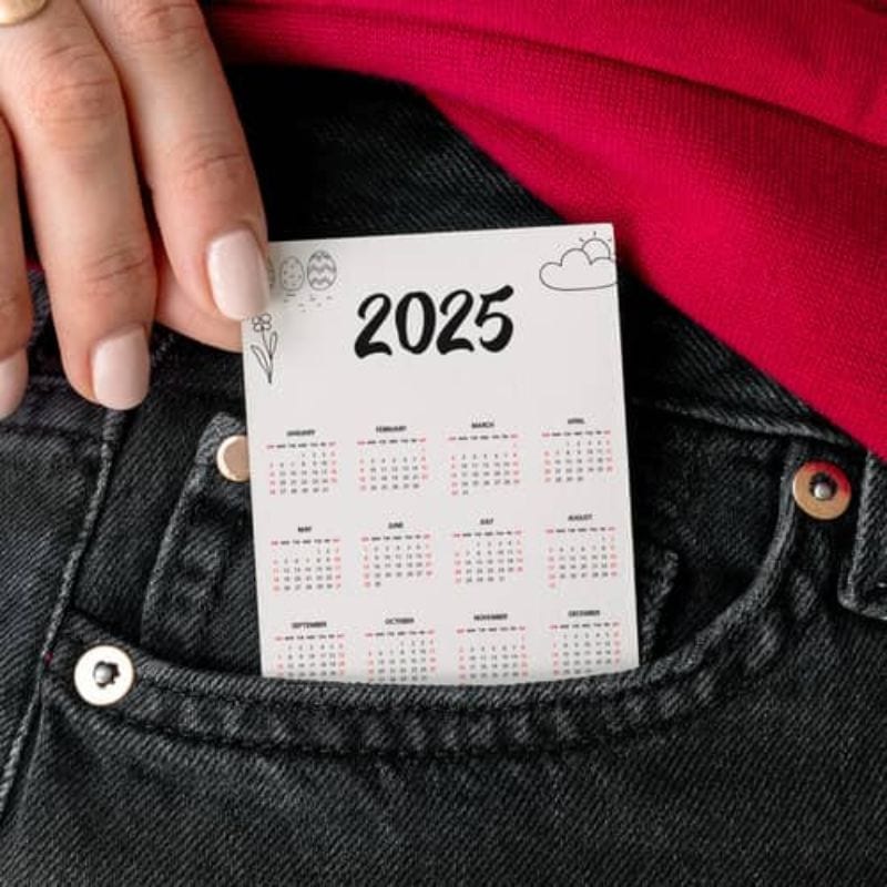 Pocket Calendar printing