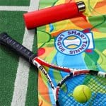 Hoppla Relay Sports Towel - Double-Sided Branding lifestyleImagesWithLogos