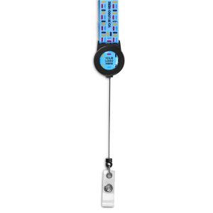 Altitude Sample Retractable Badge Reel Single-Sided Sublimation Satin Lanyard additionalImagesWithLogos
