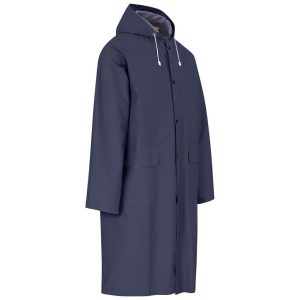 Light Duty Storm Rubberised Polyester/PVC Raincoat - Navy additionalClearanceImage