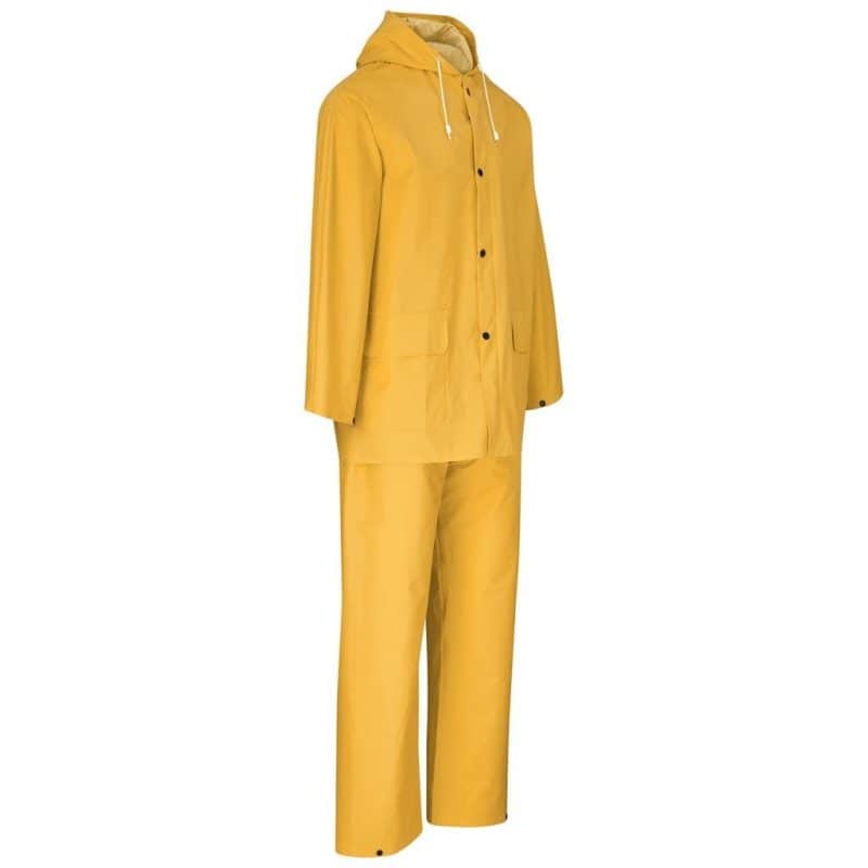Light Hurricane Rubberised Polyester/PVC Rainsuit - Yellow additionalClearanceImage