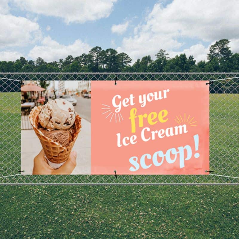 printed outdoor banner