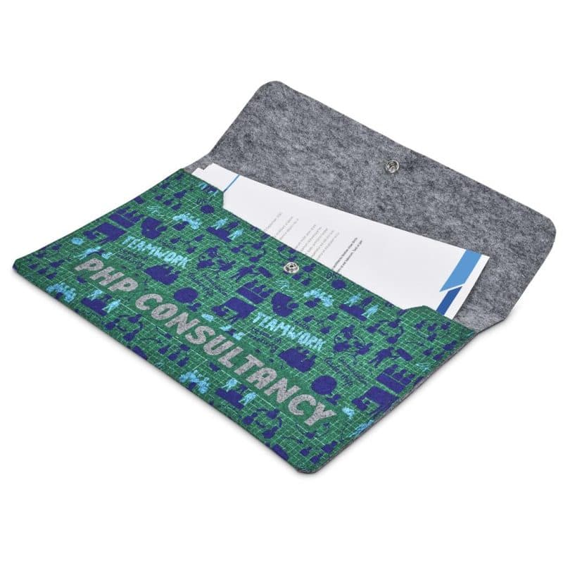 Pre-Production Sample Hoppla Revo RPET Felt Document Holder