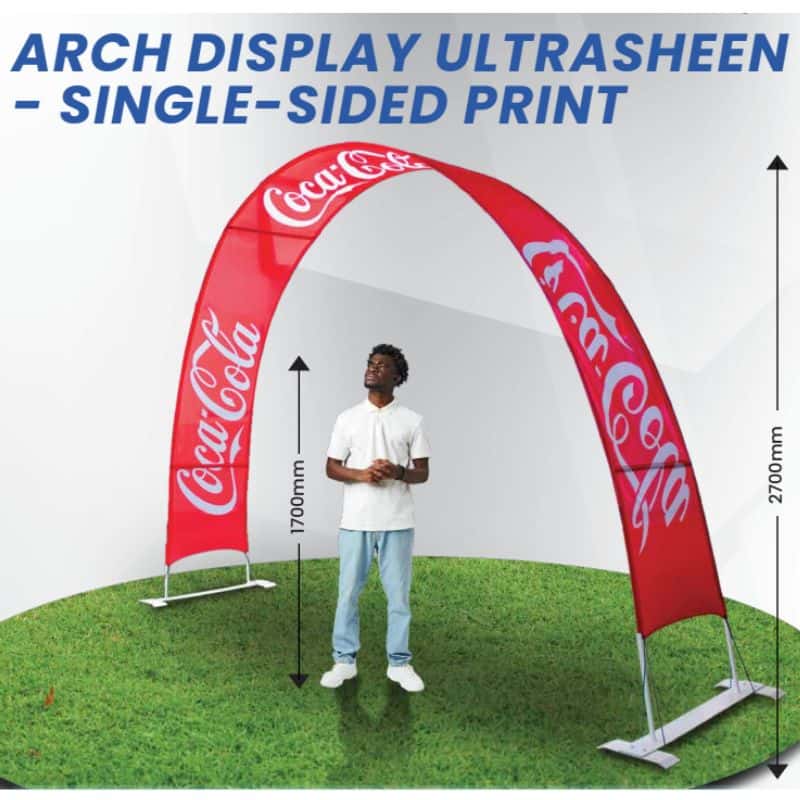 Arch Display Single Sided Ultrasheen