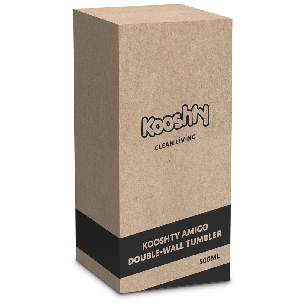 Kooshty Amigo Stainless Steel & Plastic Double-Wall Tumbler - 500ml