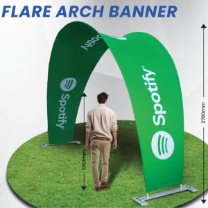 Flare Arch Display Banner