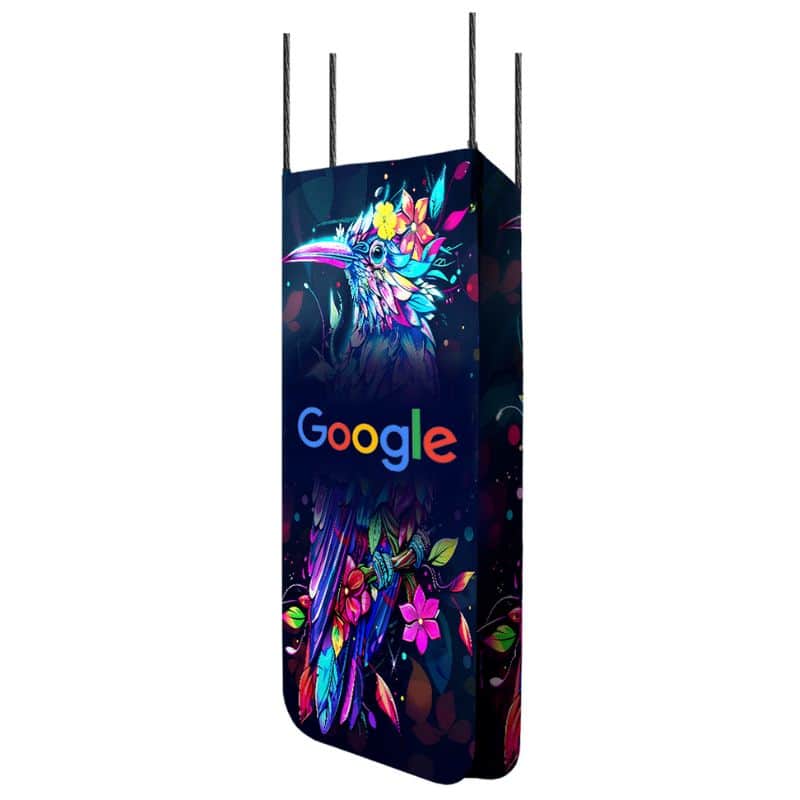 HANGING BOX BANNER DOUBLE-SIDED PRINT 0.8 x 2m