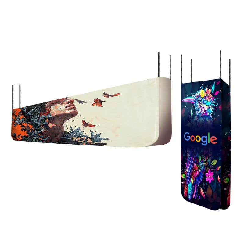 HANGING BOX BANNERS