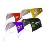Half Tube Pop-Up Banners