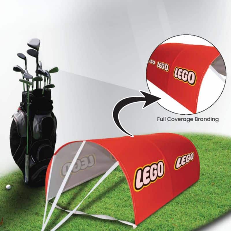 Half Tube Pop-Up Banners