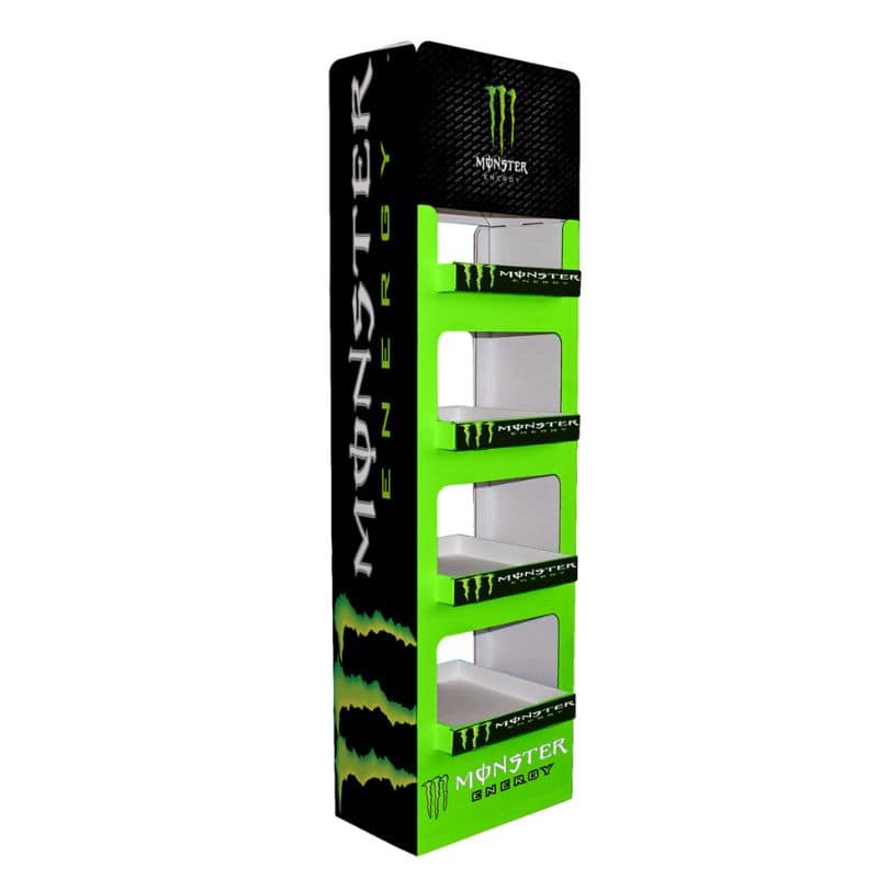 4 Shelf FSU, D_Sided Product Display Stand