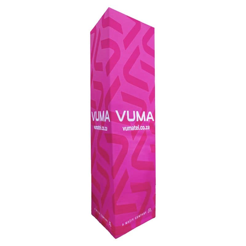 Fabric Tower Triangular 1m x 3m