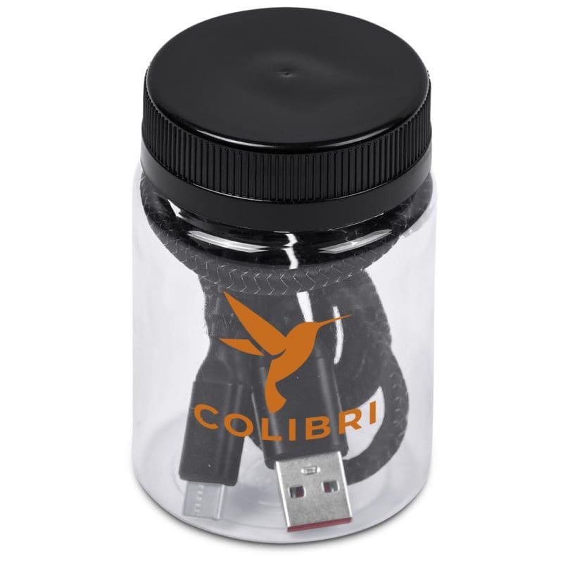 GP-AL-148-B-02 Altitude Muttle Fast Charge USB-A to Type-C Charging Cable in Jar