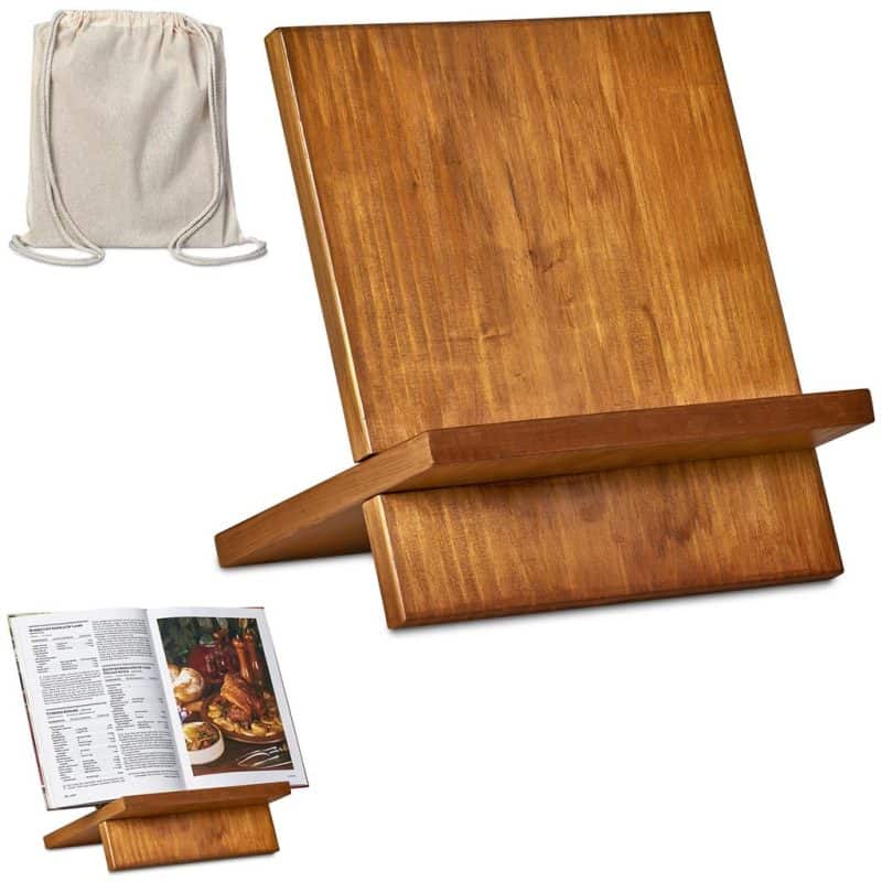 GP-SD-142-B-NO-LOGO Serendipio Rustic Cookbook Stand