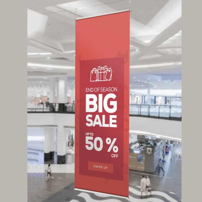 Hanging Banner display