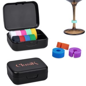 Altitude Clink Wine Glass Marker Rings Set defaultUnbrandedImage