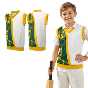 Custom Dye Sublimated Cricket Pullover for kids