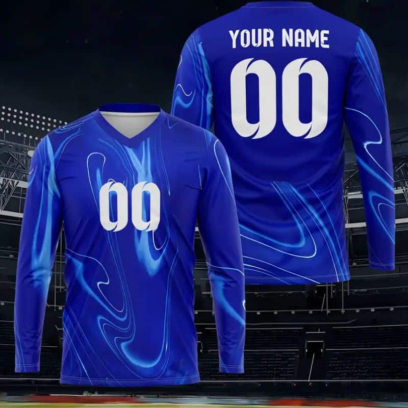 Custom Long Sleeve Soccer Shirt - Image 3
